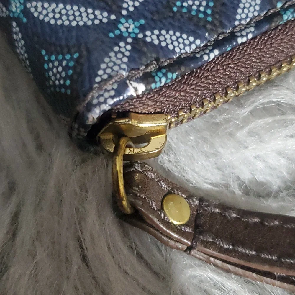 FOSSIL- Vintage "Sydney" Diamond Mozaic Clutch Wallet '16 Edition - Picture 11 of 12